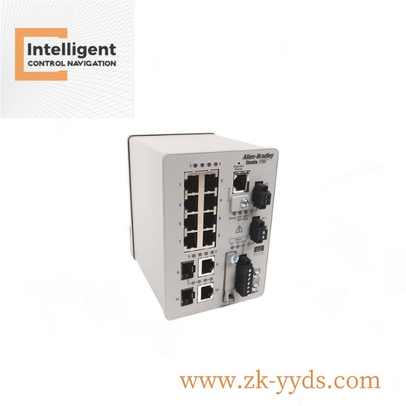1783-bms10cgn_a_stratix_5700_switch.jpeg AB 1783-BMS10CGN Industrial Ethernet Switch, High-Speed Network Connectivity Solution