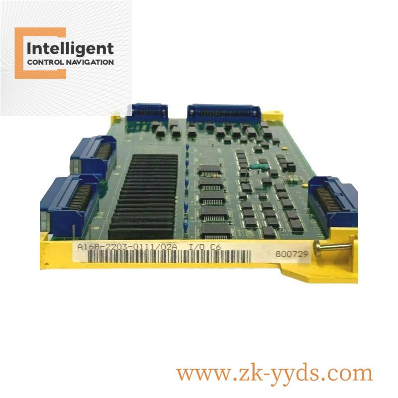 a16b-2203-0111_fanuc_i_o_pcb_card.jpg FANUC A16B-2203-0502 Industrial Control Module - Robust Spindle Drive PCB