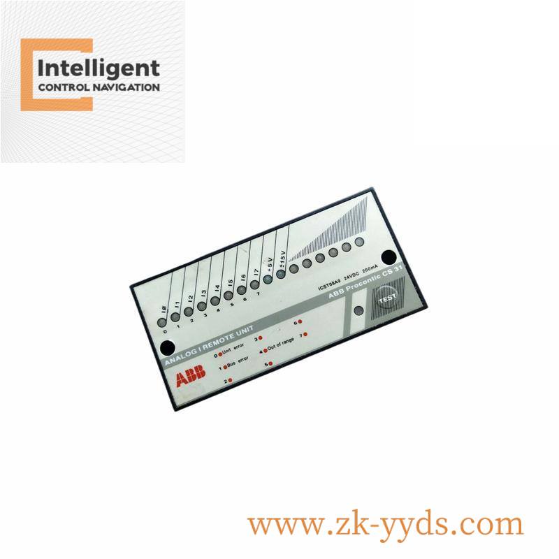 abb_icst08a9_remote_unit.jpg ABB ICST08A9 FPR3335901R1012 Programmable Logic Controller Module