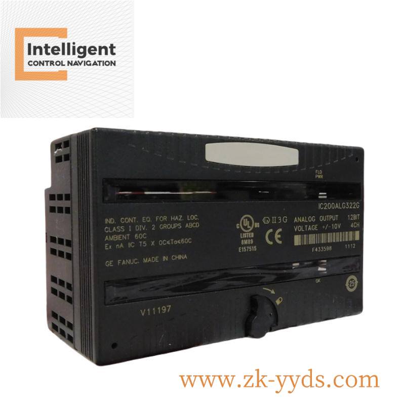 ic200alg322_ge_fanuc_versamax_analog_i_o.jpg Emerson IC200ALG322 4-Channel Analog Output Module