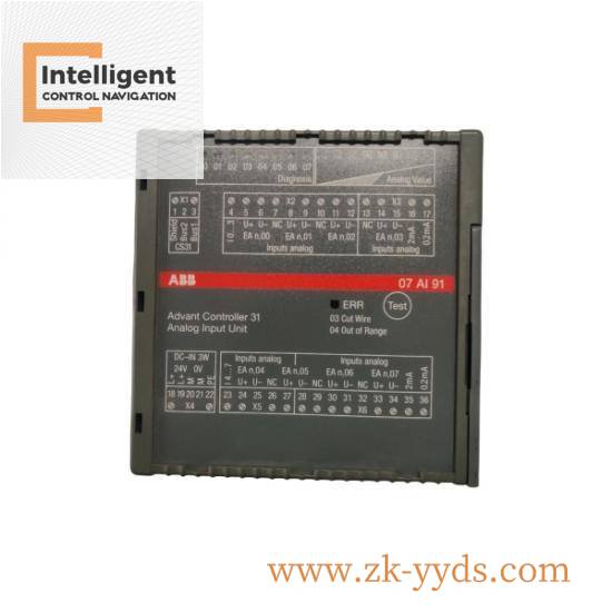 07ai91_wt91_gjr5251600r0202_analog_input_module_abb.jpg ABB 3BHE039203R010 Industrial Power Supply Module