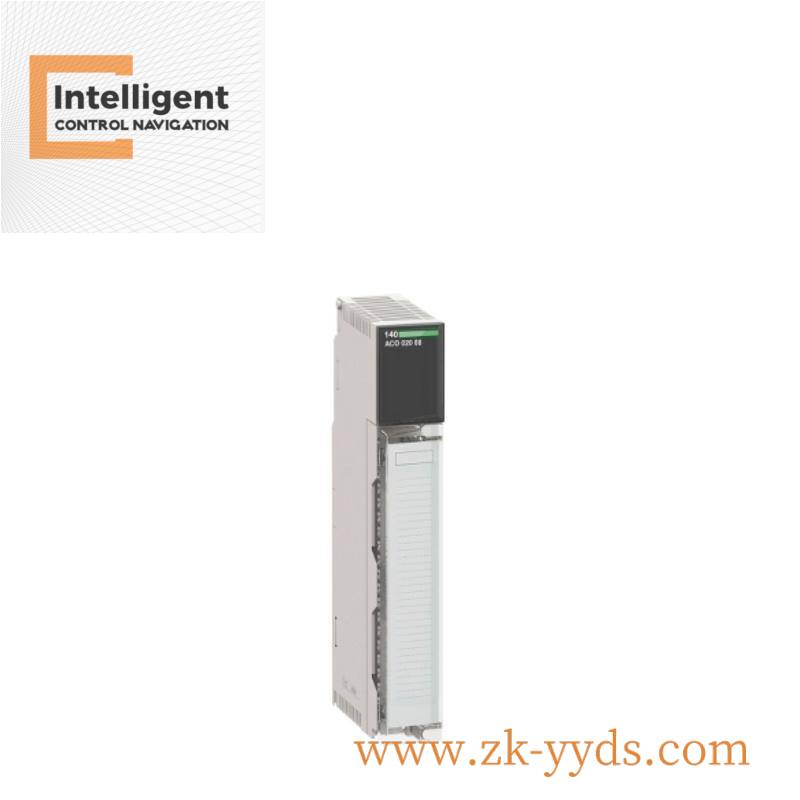 140aco02000_schneider_analog_output_module.jpg Schneider 140ACO02000 Analog Output Module for Industrial Control Systems