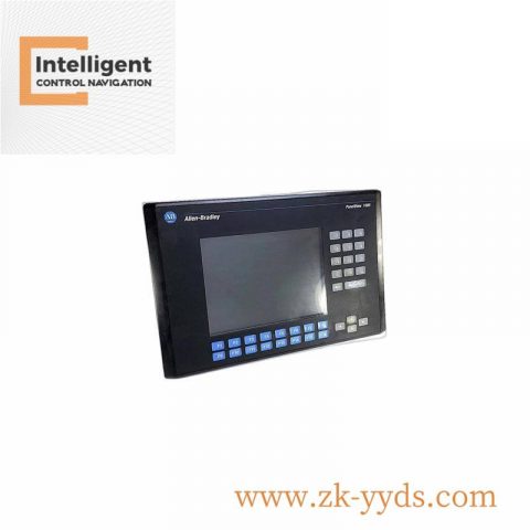 Rockwell Automation A-B 2711P-T12C6D2 PanelView Plus 700 Compact Terminal, Touch, 7-Inch Color Display, Ethernet, RS-232 & Modular Communication Interface, DC Power Supply