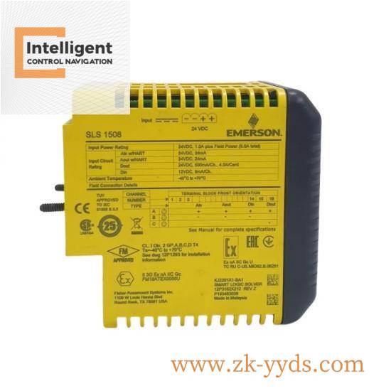 emerson_kj2201x1-ba1_12p3162x212_sls1508_logic_solver_1.jpg Emerson IC609SJR124RR Series One Junior 24Vdc Sink Input/Relay Output Module