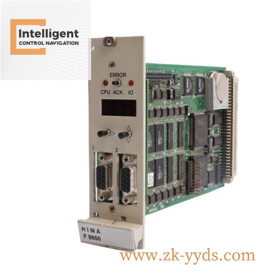f8650_hima_cpu_controller.jpg HIMA F8650CPU Controller - Advanced Control Module, PLC Processor