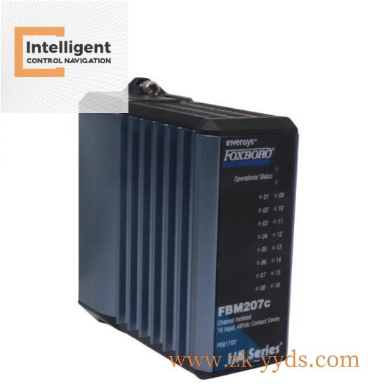 fbm207_cp0917mf_invensys_foxboro_16_channel_voltage_monitor-2.jpg Foxboro FBM24C/25C I/O Module for Process Control Systems