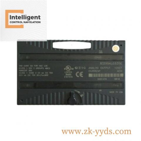 GE IC3600SFKC1 AC Input Module for Turbine Control Systems