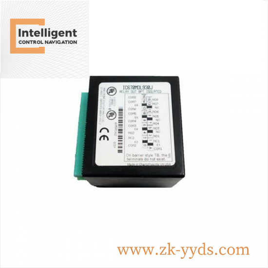 ge_fanuc_ic670mdl930_relay_output_module.png Emerson IC670MDL930 Discrete Output I/O Relay 2A, 8 Points, 6 Form A/2 Form C, Isolated
