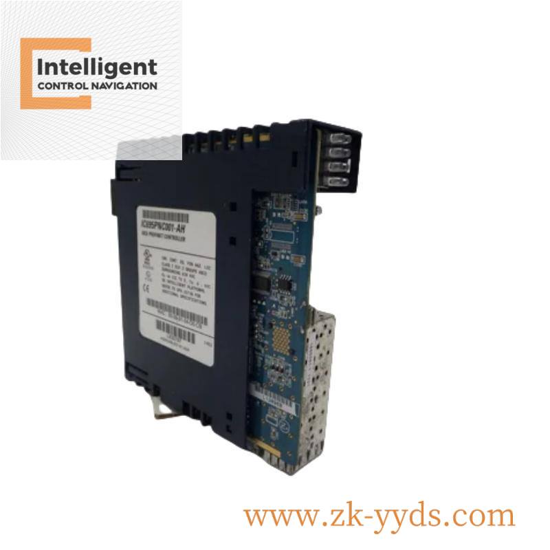 ic695pnc001_ge_controller_module.jpg GE Fanuc IC695PNC001 High Performance PLC Module, Industrial Automation Control System Component