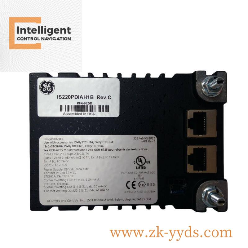 is220pdiah1b_ge_excitation_controls.jpg GE GJR2911200R1 Data Transmission Module, Advanced Industrial Control System