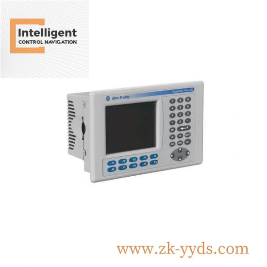 a-b_2711p-b6c20d.jpg Allen-Bradley PanelView Plus 600 Compact Terminal, Model 2711P-B6C20D, Touch Screen Display