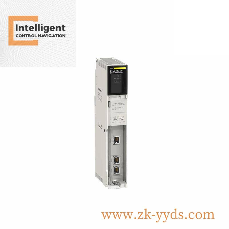 schneider_140cra31200_2.jpg Schneider 140CRA31200 Ethernet RIO Drop E/IP 1CH Adaptor Module