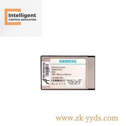 Siemens 6DD1610-0AH0 SIMADYN D Expansion Module for PM4, PM5, PM6 Control F. Line-commutated Converters