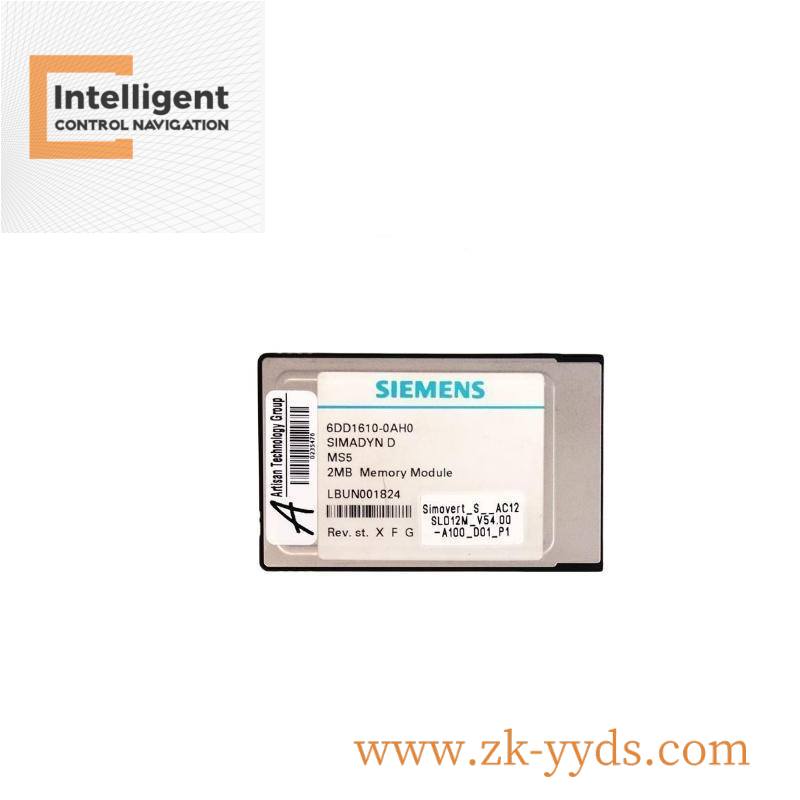 siemens_6dd1610-0ah0.jpg Siemens 6DD1610-0AH0 SIMADYN D Expansion Module for PM4, PM5, PM6 Control F. Line-commutated Converters