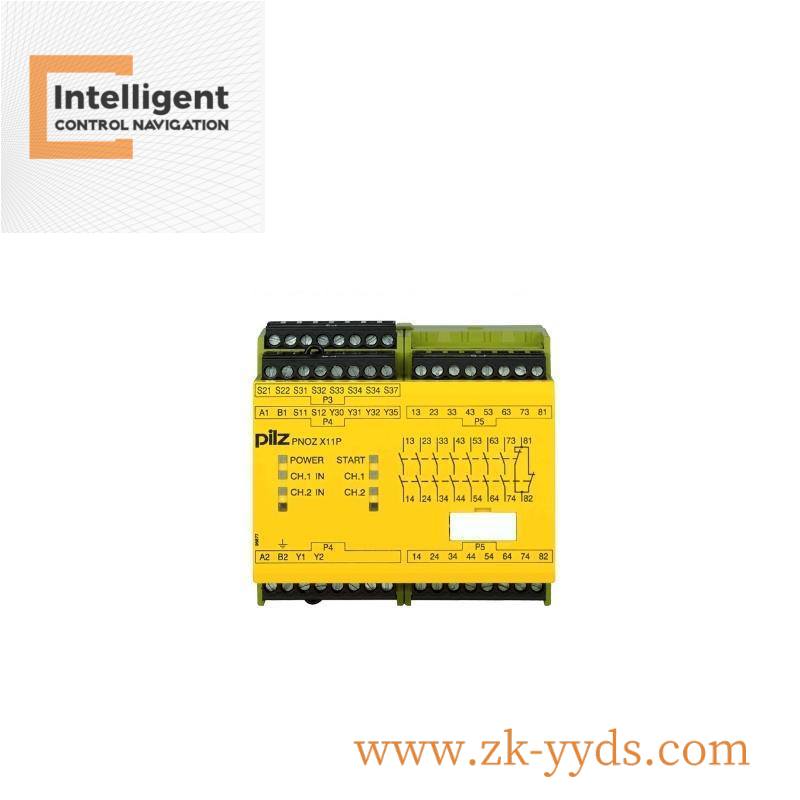 pilz_680003_4753l4_2.jpg PILZ 680003 4753L4 Safety Relay Module for Industrial Control Systems