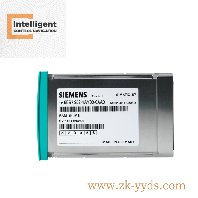 siemens_6es7952-1ak00-0aa0.png Siemens 6ES7952-1AK00-0AA0 8MB RAM Memory Card for S7-400 Series